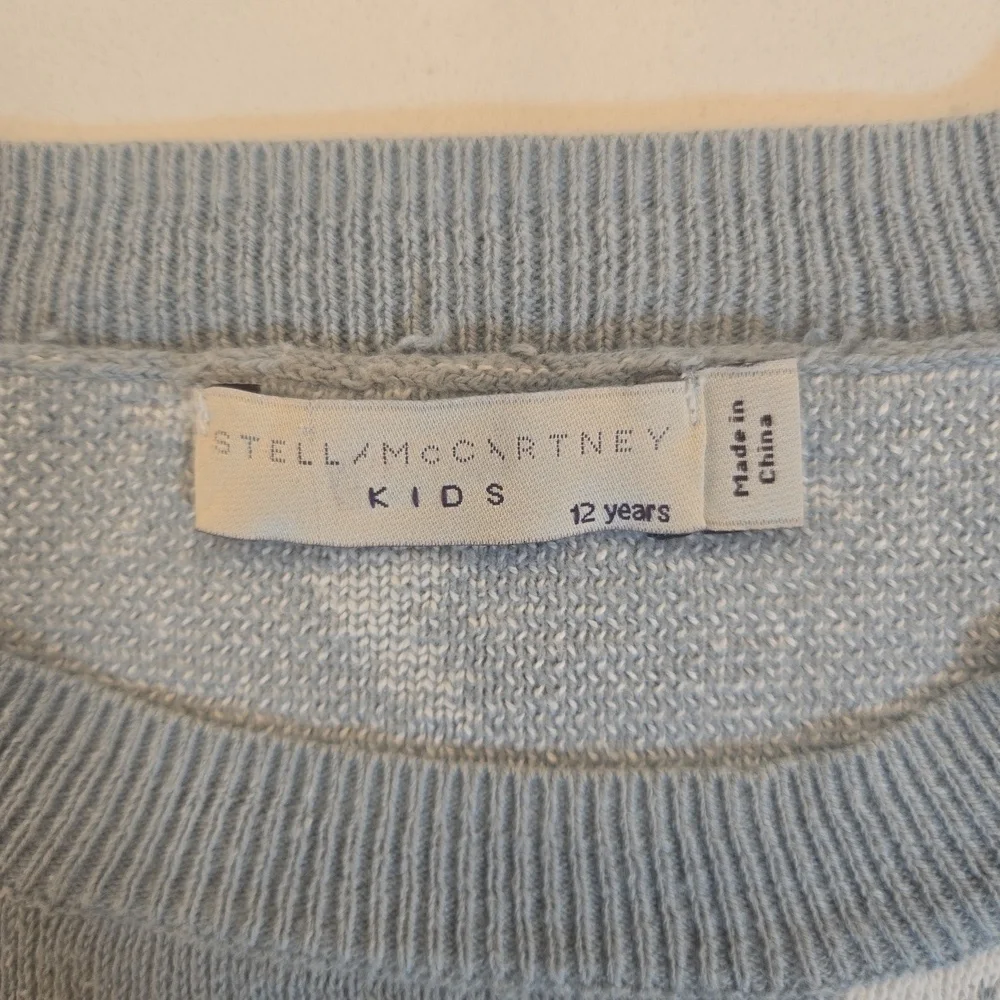Stella McCartney Kids 100% Cotton Shark Sweater Sweatshirt Blue Size 12yrs - Picture 6 of 10